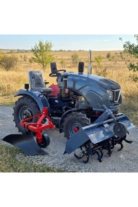 Мінітрактор TERRA FORCE 252XL із польським плугом, фрезою 140 см, подвійною гідравлікою, ціна, доставка